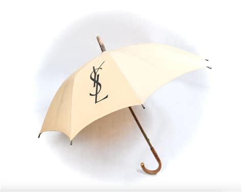 white mystery ysl umbrella|Yves Saint Laurent Umbrellas for Women .